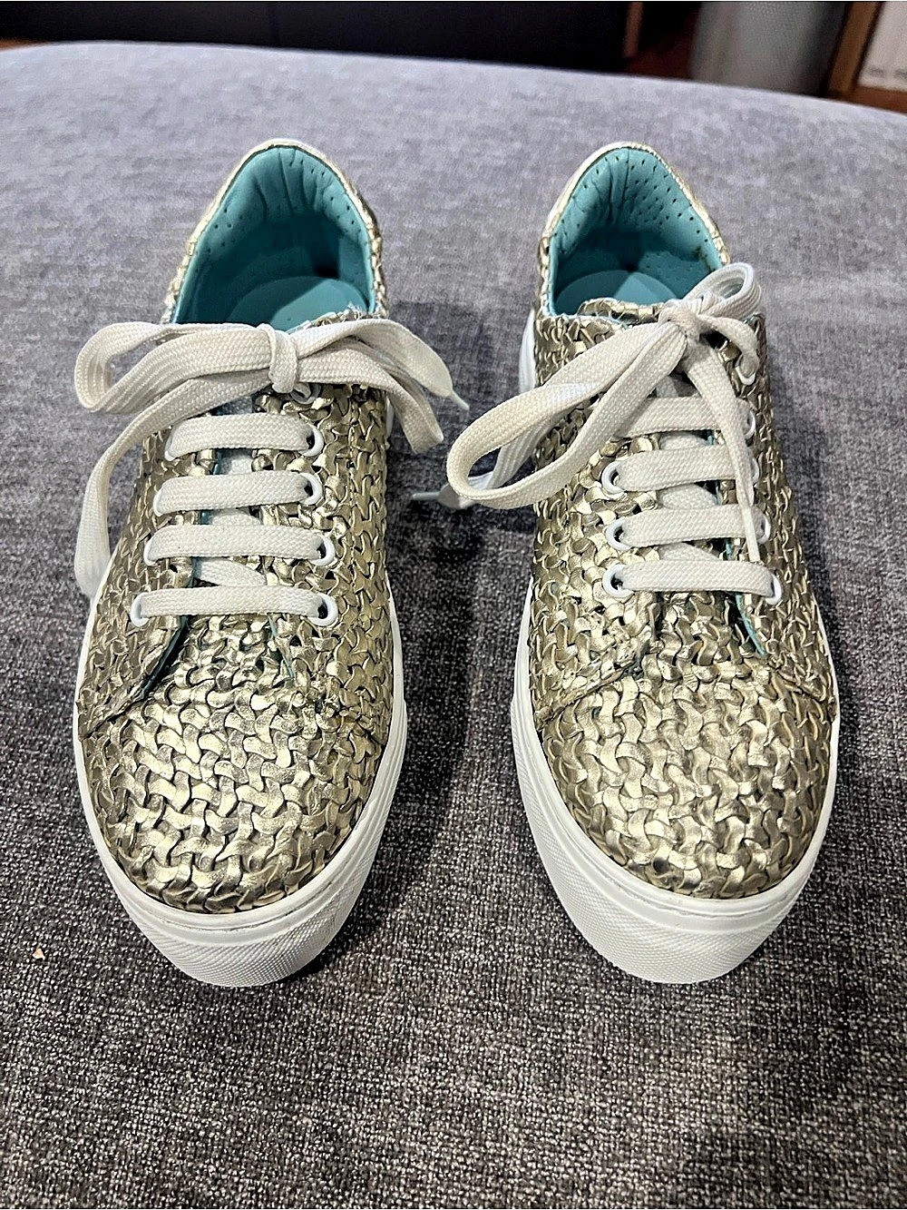 Fifty-12 by Thierry Rabotin Fifty-12 Metallic leather Sneakers EU 38